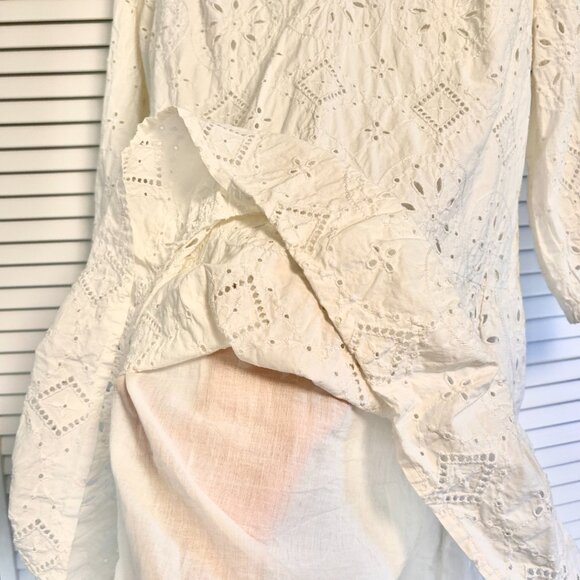 White Eyelet Dress - Picture 2 of 4